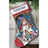 08751 Рождественские певцы (Cute Carolers Stocking), Dimensions