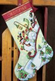 70-08853 Носок "Снеговик на санках" (Sledding Snowmen Stocking), Dimensions