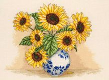 PCE887 Подсолнухи в вазе (Sunflower Vase), Anchor