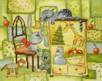 15.001.18 "Рождественское одеяло" по рисунку В.Кирдий, Марья Искусница