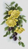 B2230 Жёлтые розы со сливами, Luca-S