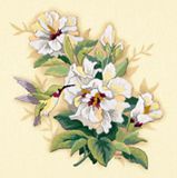 01544 Букет гибискуса (Hibiscus Floral), Dimensions