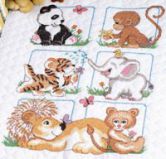 13083 Одеяло "Зверята" (Blanket Animal Cubs), Dimensions