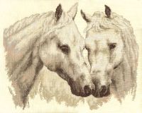 Ж-1066 Пара белых лошадей, PANNA