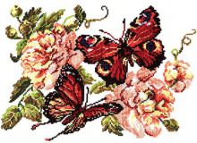 42-06 Пионы и бабочки, Чудесная Игла