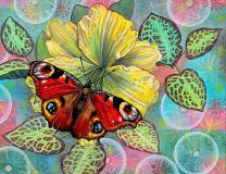 1204 Бабочка, Алмазная Мозаика