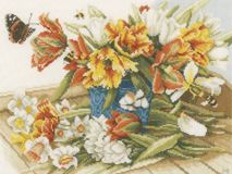 PN-0154325 Бабочки и тюльпаны (Daffodils-Tulips), Lanarte