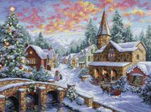 08783 Рождественская деревня (Holiday Village), Dimensions