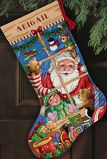 08818 Санта с игрушками (Santa's Toys Stocking), Dimensions