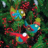 72-08170 Набор ёлочных игрушек (Felt Applique Christmas Stockings and Ornaments), Dimensions