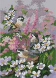 06884 Синички весной (Chickadees in Spring), Dimensions