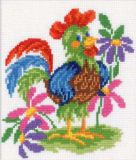 C039 Петушок среди цветов (Cockerel among flowers), RTO