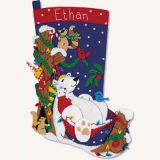 08158 Рождественский носок "Дремлющий Мишка" (Winter Snooze Stocking), Dimensions