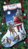 08683 Прибытие Санты (Santa's Arrival Stocking), Dimensions