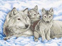 13130 Волчица и волчата (Mother Wolf and Pups), Dimensions