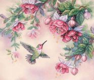 13139 Колибри и фуксии (Hummingbird and Fuchsias), Dimensions