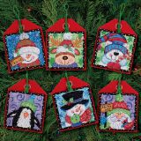 70-08842 Рождественские орнаменты (Christmas Pals Ornaments), Dimensions