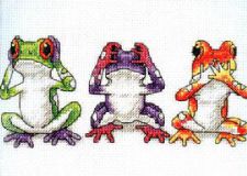 16758 Трио древесных лягушек (Tree Frog Trio), Dimensions
