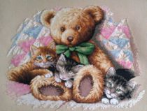 35236 Мишка и котята (Teddy and Kittens), Dimensions