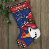 71-09149 Носок "Снеговик" (Snowman Perch Stocking), Dimensions