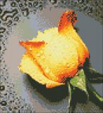 SP-018 Жёлтая роза, Алмазная Мозаика