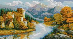 1146 Замок у гор, Алмазная Мозаика