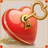 1294 Ключ от сердца, Алмазная Мозаика